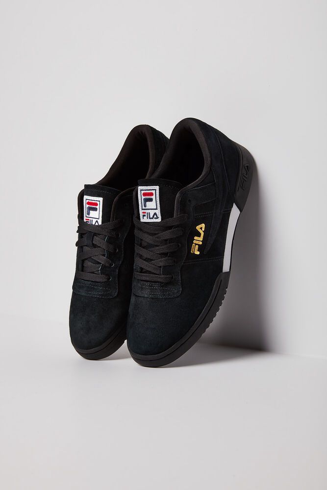 Fila Sneakers Mens Black - Original Fitness Lineker - Philippines 7428510-WP